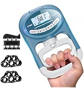 Hand Dynamometer Grip Strength Trainer - Grip Strength Tester Electronic Hand Gripper Strengthene...