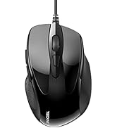 TECKNET USB Wired Mouse, 6-Button Corded Mouse with 2 Adjustable DPI, Optical Computer Mouse with...