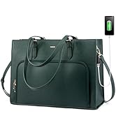 LOVEVOOK Laptop Bag for Women 15.6 inch Waterproof Work Tote Bag Briefcase with USB Charging Port...