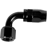 YIUIY 1PCS 12AN 90 Degree Swivel Hose End Fitting for Braided CPE Fuel Line Anodized Aluminum All...
