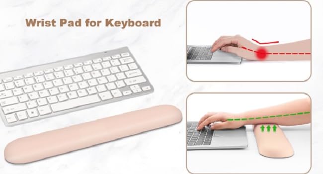 Apricot keyboard wrist pad