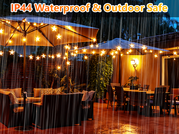 Twinkle Star 33FT Star String Lights