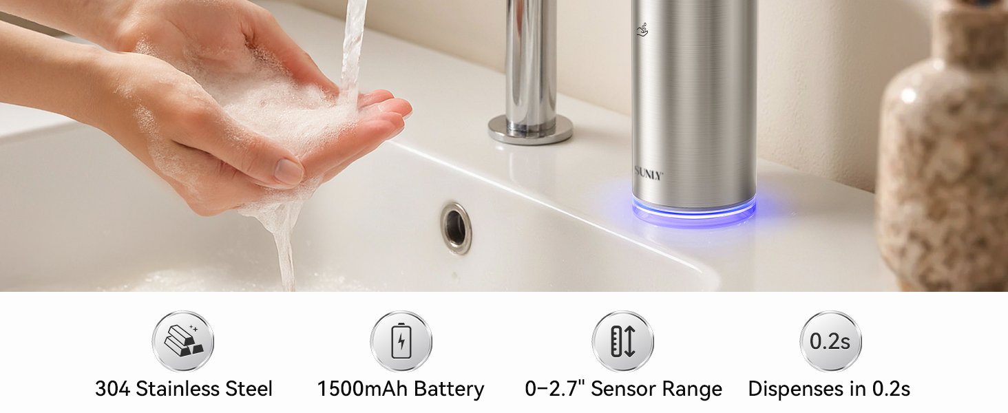 foaming soap dispenser