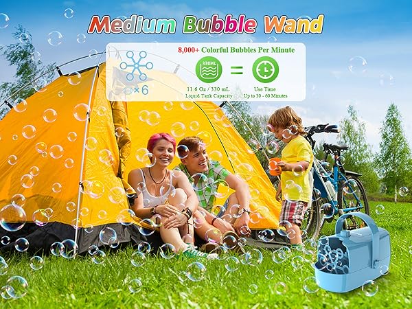 camping bubble machine
