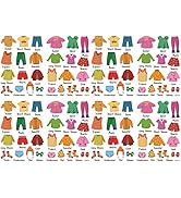 Toddmomy 2sets Cloth Organizing Stickers Decals Drawer Labels Sort Girl Room Clothes Sticker Girl...
