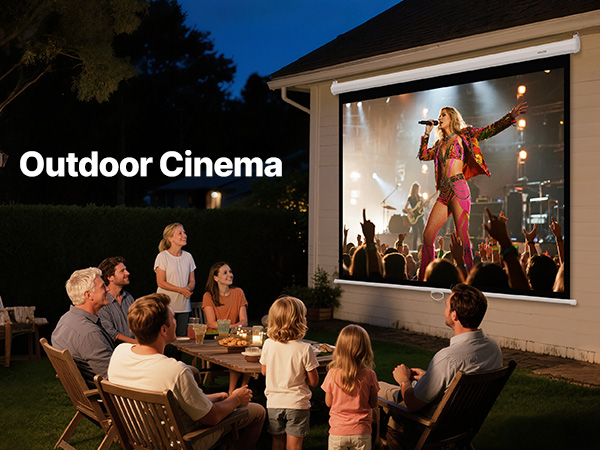 retractable projector screen