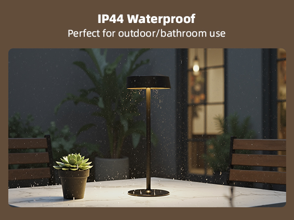 waterproof outdoor table lamp