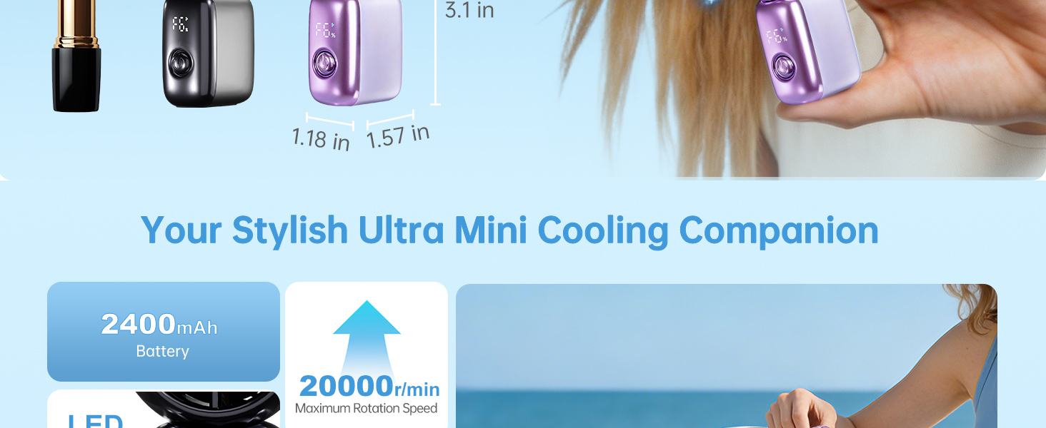 portable fan for travel