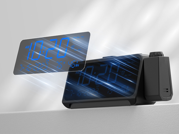 bedroom clocks digital low light