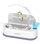 Upgraded KUNPHY Ultrasonic Jewelry Cleaner, 350ML 48KHz Professional Ultrasonic Cleaner Machine w...