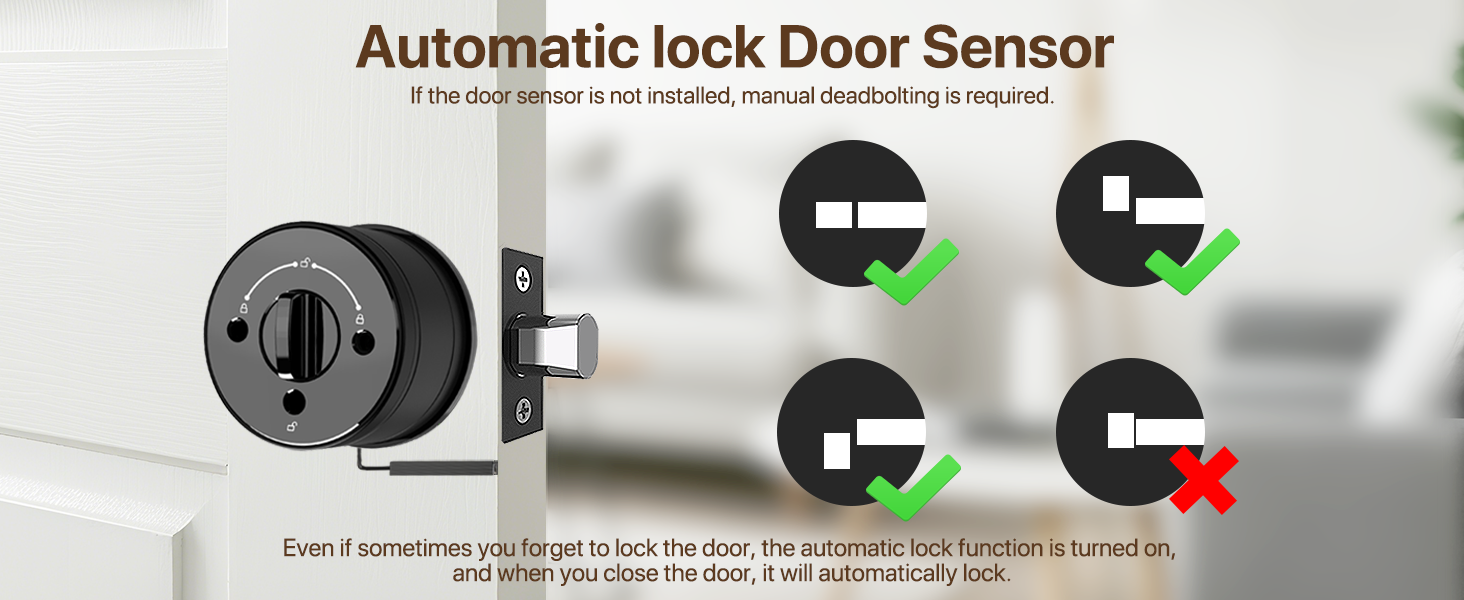 Automatic lock Door Sensor