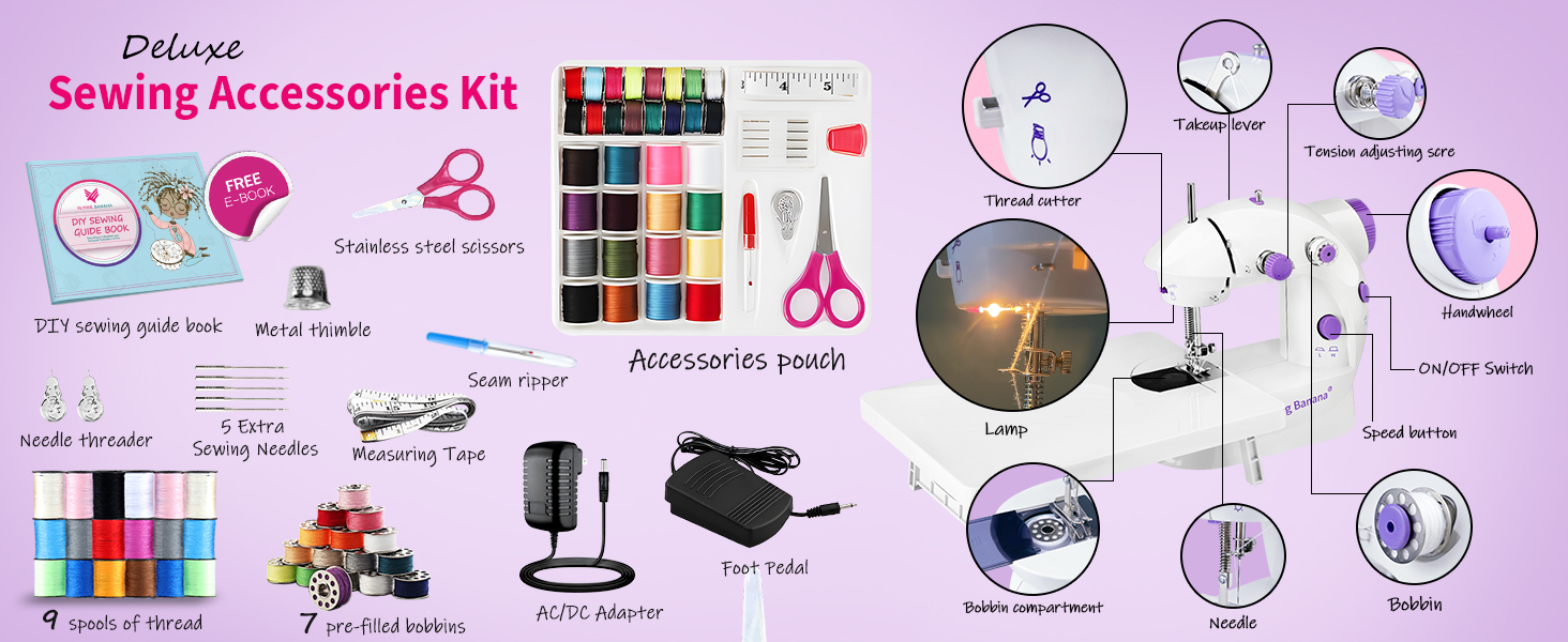 Deluxe Sewing Accessories Kit for sewing machine