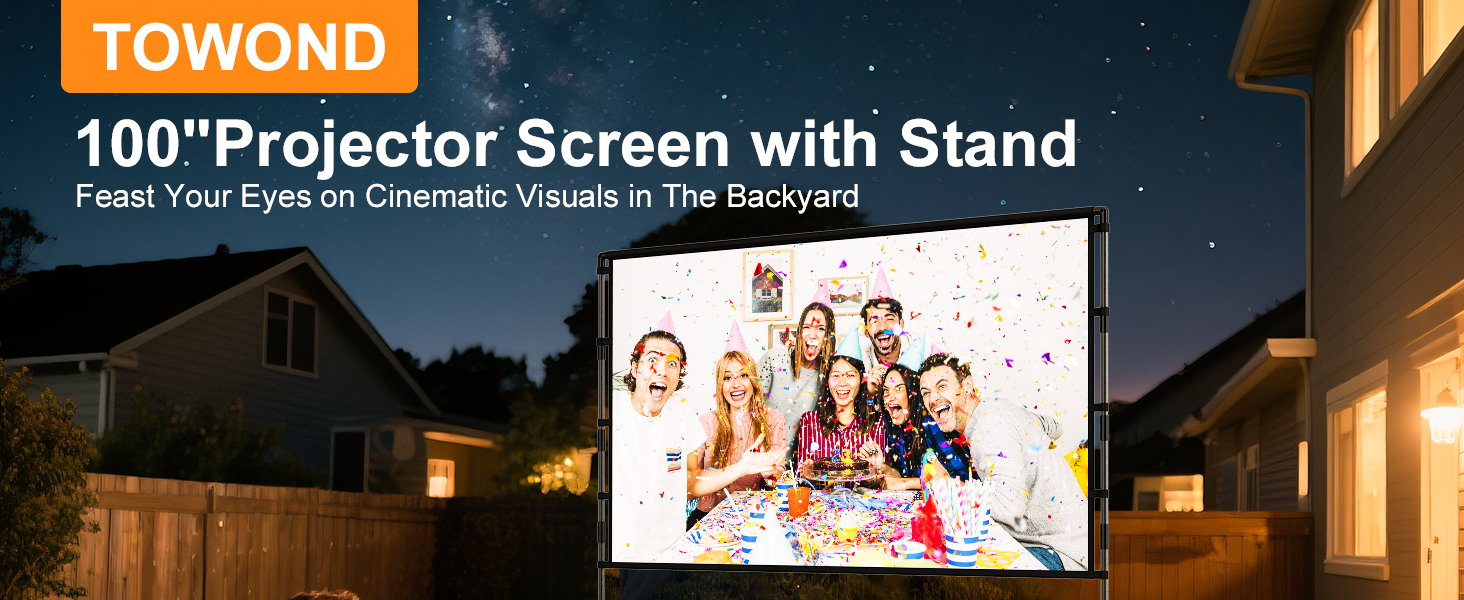 100 inch projector screen