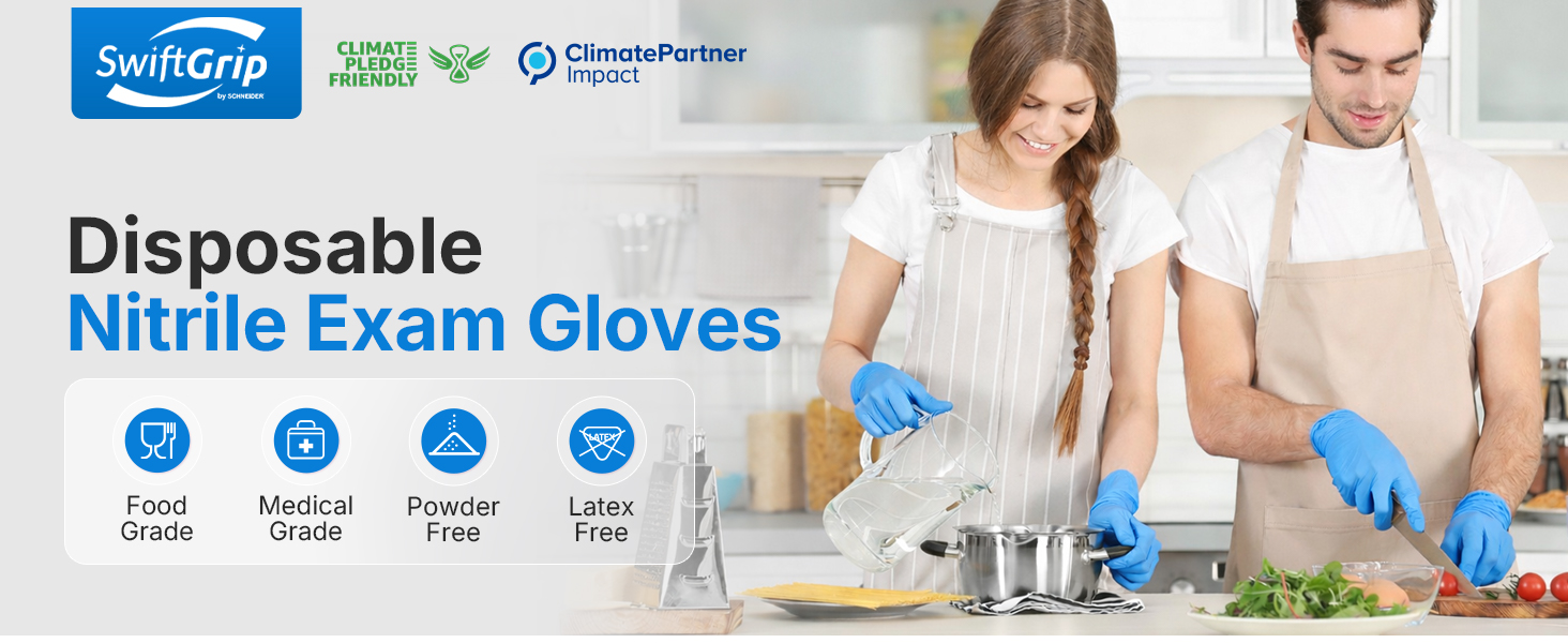 Disposable Nitrile Exam Gloves