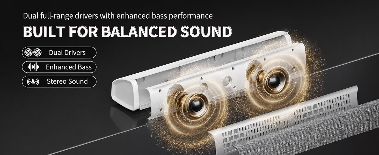 BUILT FOR BALANCED SOUND