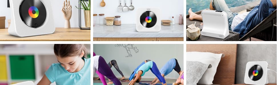 CD Player Bluetooth Wall Mountable