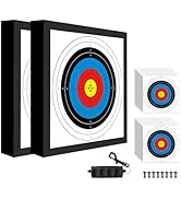 Cifupy 20'' Archery Target Lightweight High-Density EVA with 10/20/30 Papers and 4 Small Nails fo...