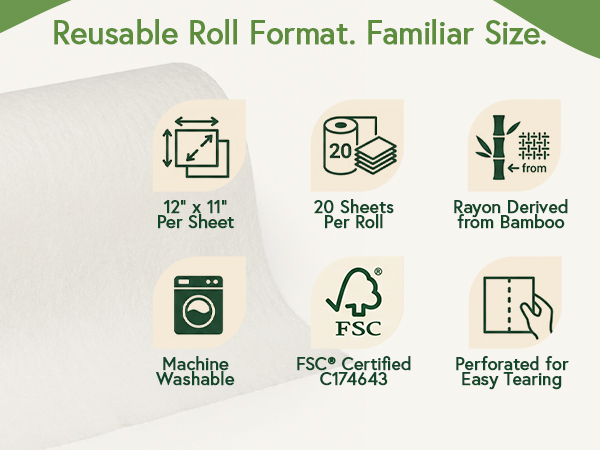 Reusable Paper Towels
