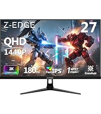 Z-Edge 27 inch 1440P OLED Gaming Monitor, 2K QHD 240Hz Monitor, 0.03ms GTG Computer Monitor, 1500000...