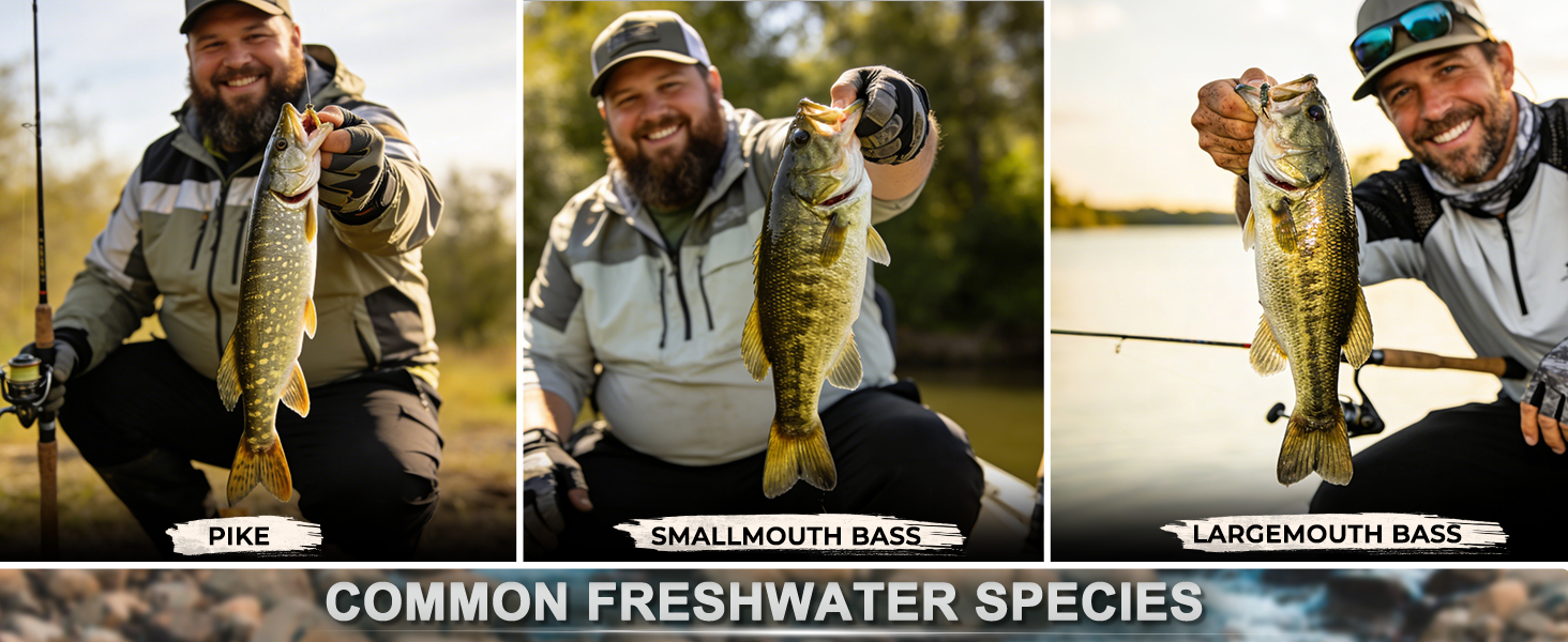 Largemouth Bass Smallmouth Bass/ Pike