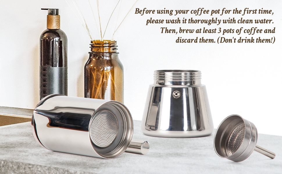 stainless steel coffee maker