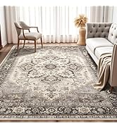 homewill Area Rug 5x7 Big Carpet for Living Room Bedroom Home Decor Washable Oriental Vintage Flo...