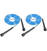 VIIBASE 10 Pack PVC Jump Rope for Cardio Fitness - Versatile Adjustable Skipping Rope for Women M...