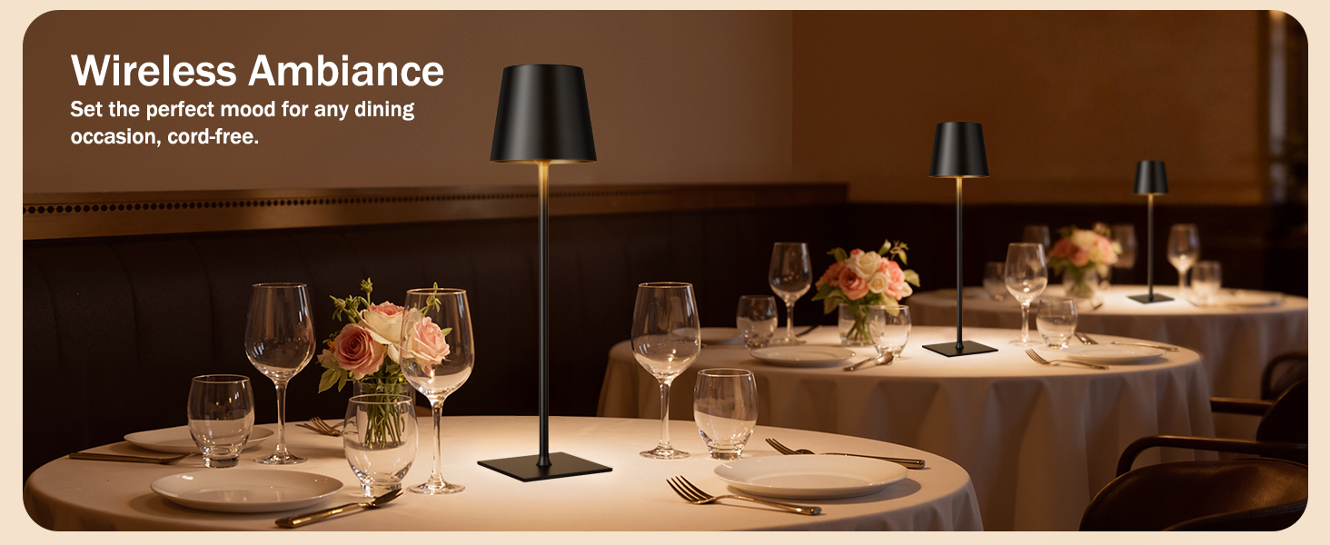 rechargeable table lamp