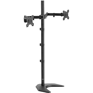 2 monitor freestanding mount