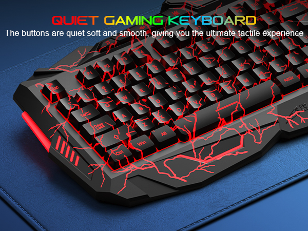 ergonomic gaming keyboard and mouse