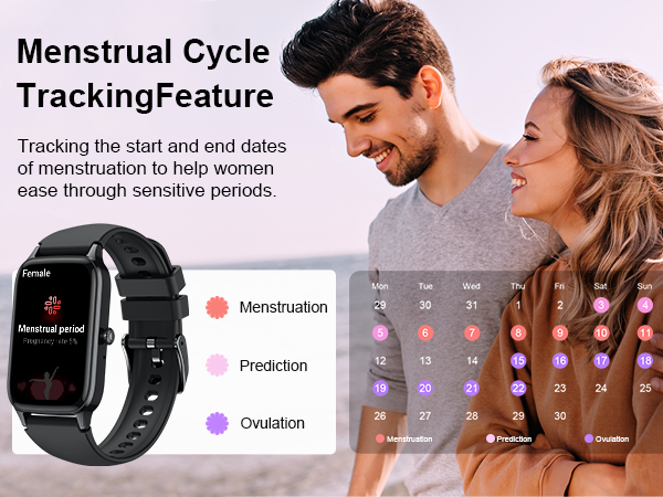 the men and women are wearing the same watch.