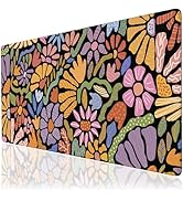 Anyshock Floral Desk Mat, XXL Mouse Pad, Computer Mats for Desktop, Smooth Gaming Mouse Pad Large...