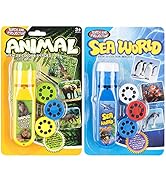 Georgie Porgy Children Projector Toys Educational Science Set Wall Ceiling Tent Torch (Wild Anima...
