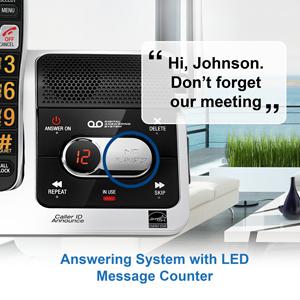 BL102,BL102-2,BL102-3,BL102-4,BL102-5, AT&amp;T, Cordless Phone, Answering System, LED Message Counter