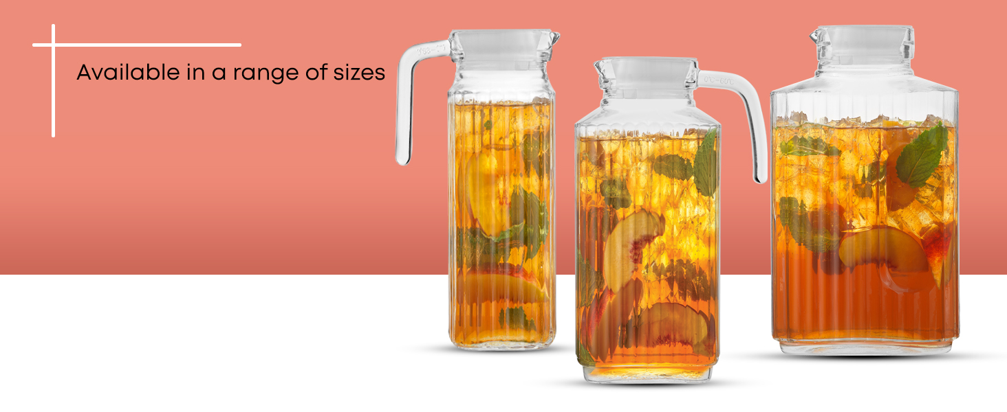 glass pitcher