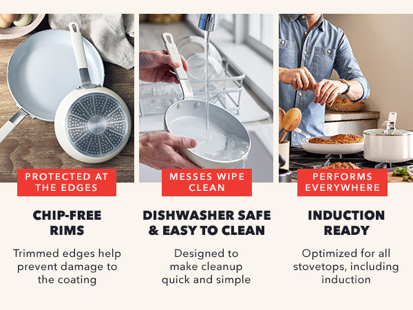 GreenPan, Ceramic Nonstick, PFAS-Free, Non-Toxic, Cookware, Frypans, Bobby Flay