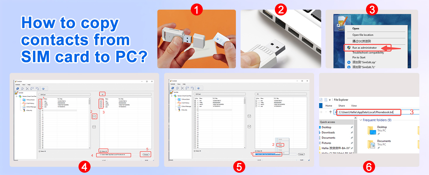 usb sim reader