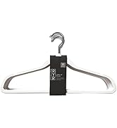 Rethink Your Room 10 Pack Anti-Slip Rubber Coated Hangers - Space-Saving, Durable, and Gentle on ...