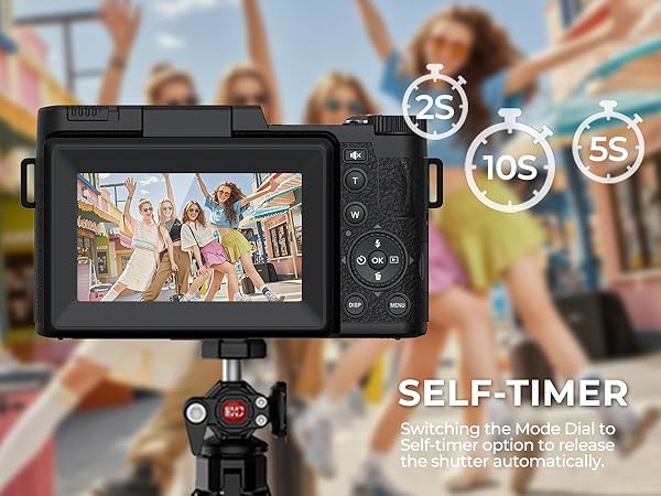 photography cameras for beginners self-timer 4k