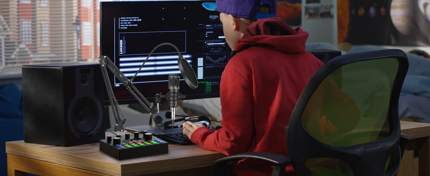 Podcast Equipment Bundle for 2, Podcast Equipment Bundle, Audio Interface, podcast equipment