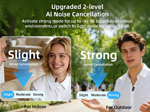 Upgraded 2-levelAl Noise Cancellation