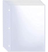 WITHYU 40 Pack 80 Pockets 5x7'' Photocard Sleeves A5 3 Mini Ring Binder Ultra-Clear Photo Sleeves...