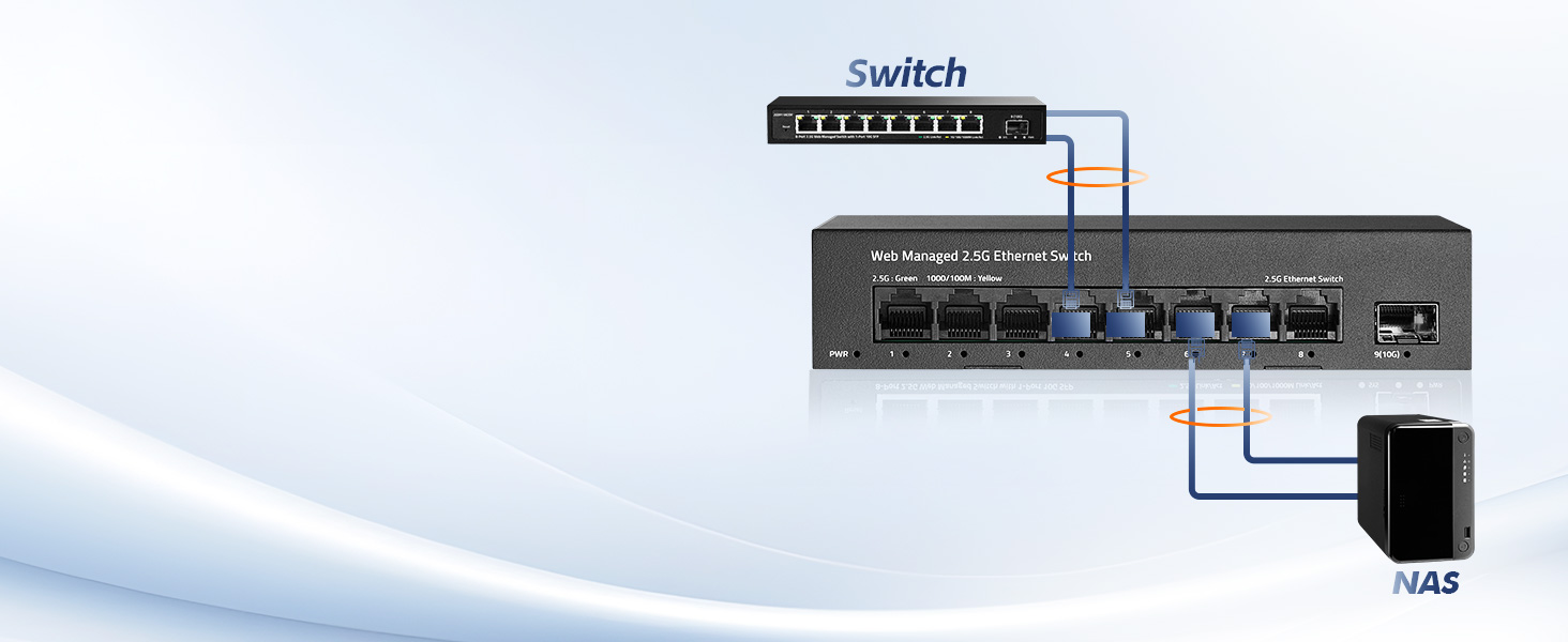 8-Port 2.5G Web Managed Switch
