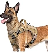 rabbitgoo Dog Harness for Small Medium Large Sized Dogs, No Pull Military Tactical Service Vest w...