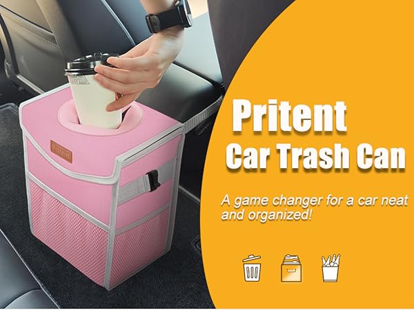car trash can