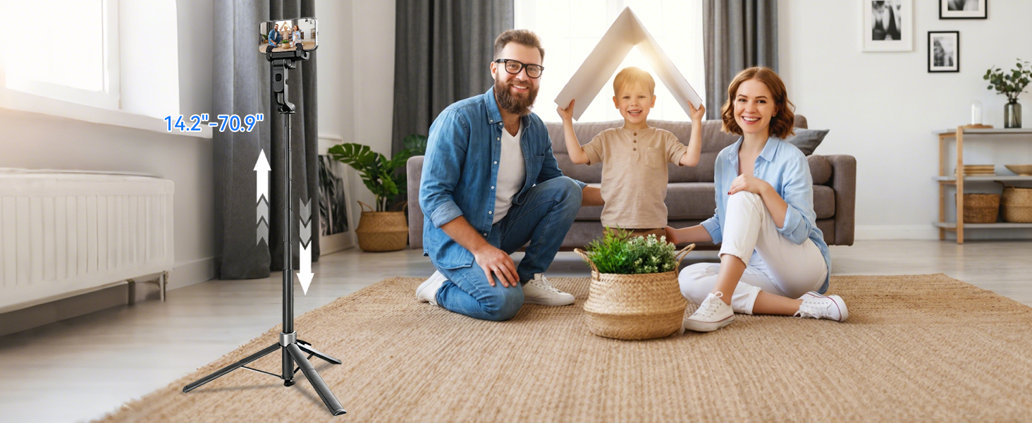 360 tripod for cell phone rotating with remote