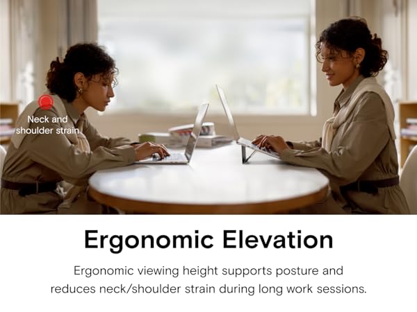 ergonomic elevation laptop stand