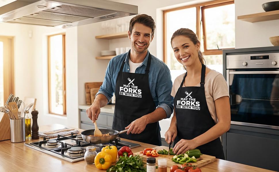 aprons for women and men