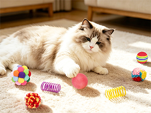 cat spring toys