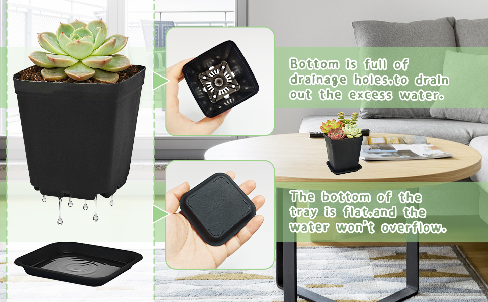 5.Plastic Plant Pot